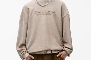 NEW ARIZONA EMBROIDERED TEXTURED SWEATSHIRT