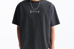 SHORT SLEEVE DISORDERLY SWEATSHIRT