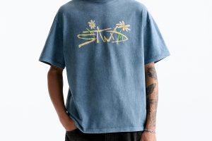 WASHED STWD FLORAL T-SHIRT