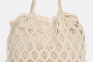 Macramé tote bag