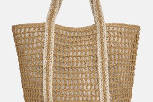 Contrast shopper bag